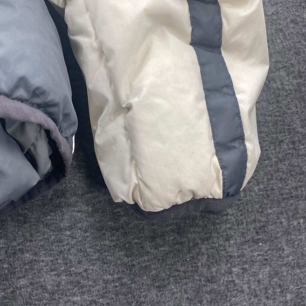 Vintage 90s White Nike Puffer Jacket Womens‎ XL Full Zip Duck Down Filled *Flaws - Picture 3 of 15